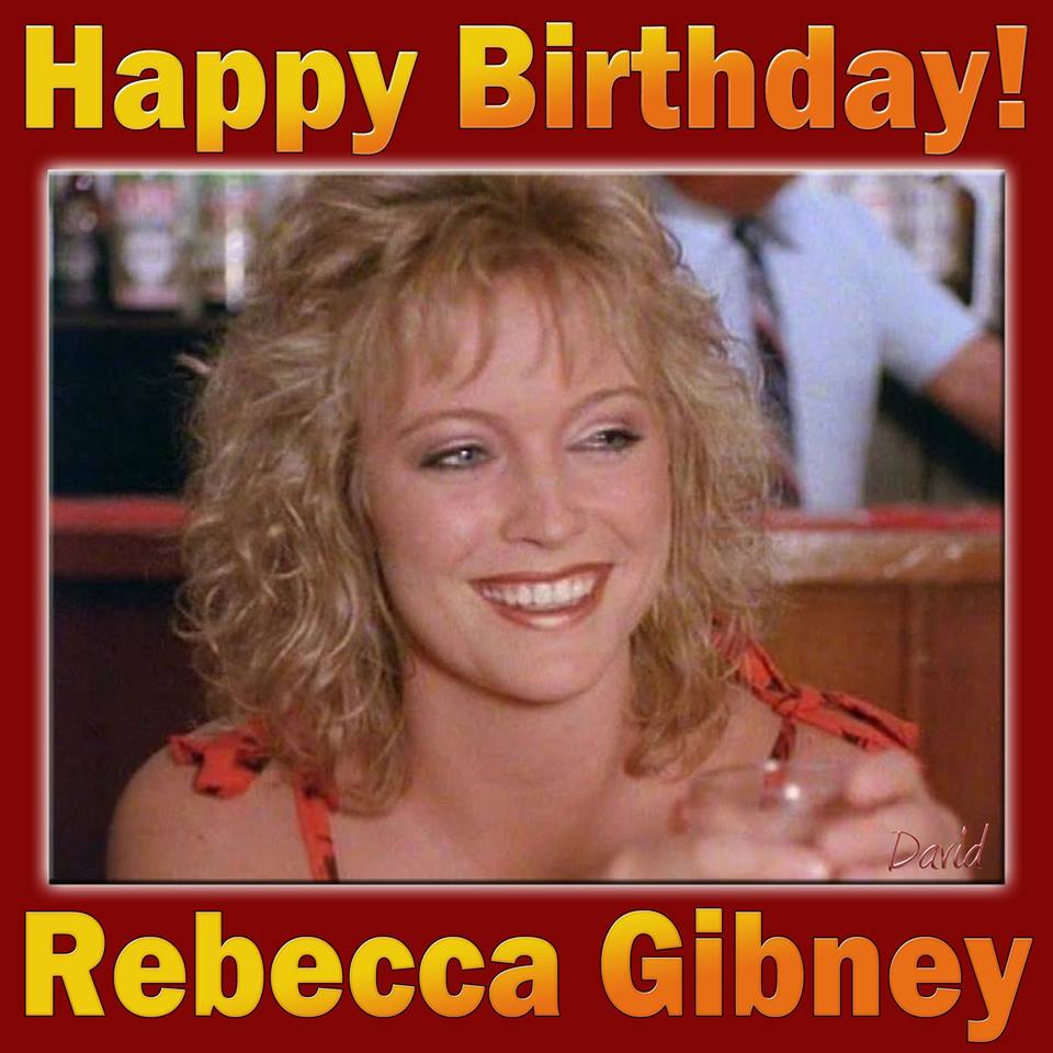 14 December here now ;)

Happy Birthday to Rebecca Gibney today ;)

My Friend David made this ;) 