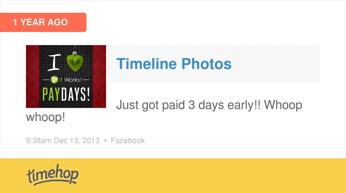 StephsWraps's tweet photo. we got paid 3 days early last year for Christmas too! lol http://t.co/E9FQqiUWAY http://t.co/uzKxBYqGWo