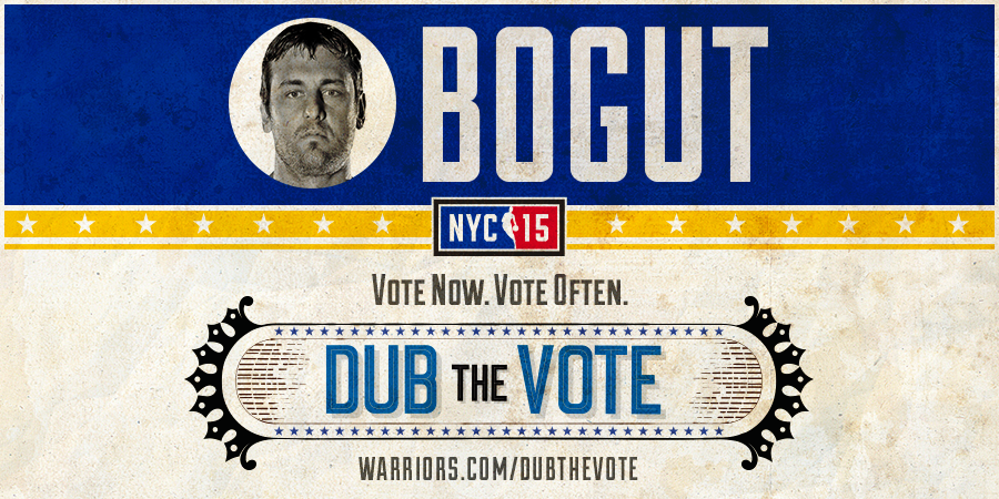 warriors's tweet image. Retweet if you want to see @andrewbogut in the 2015 @NBAAllStar Game.

Andrew Bogut #NBABallot