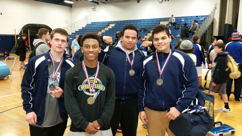 Da'mani Burns 1st, MOW, Isaac Serrano 1st, Mike DeCapua 2nd, Alexei Gonzalez 2nd. John Jay Patriot Tournament