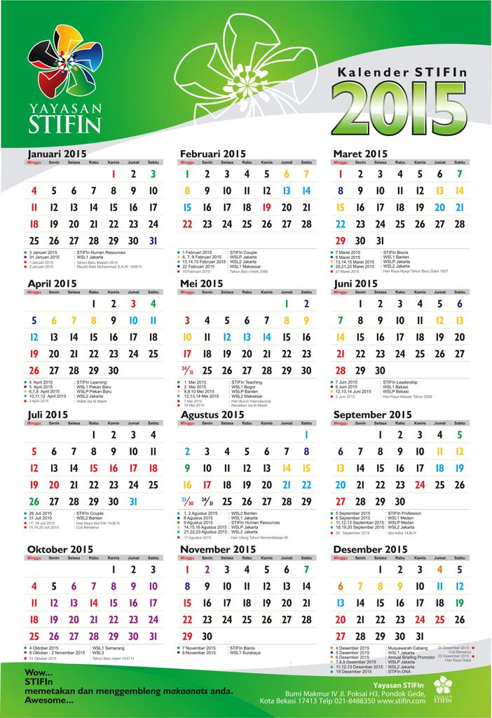TesSTIFIn's tweet photo. Yuhuu cekidot event STIFIn 2015, daftar/info 087771819771 cc: @JamilAzzaini -> @STIFInTegal: Kalender STIFIn 2015  http://t.co/NjS5YBzlWV"