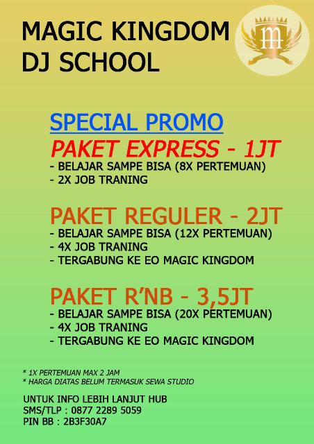 INFO BAGI TEMEN2 YANG PENGEN BELAJAR DJ..