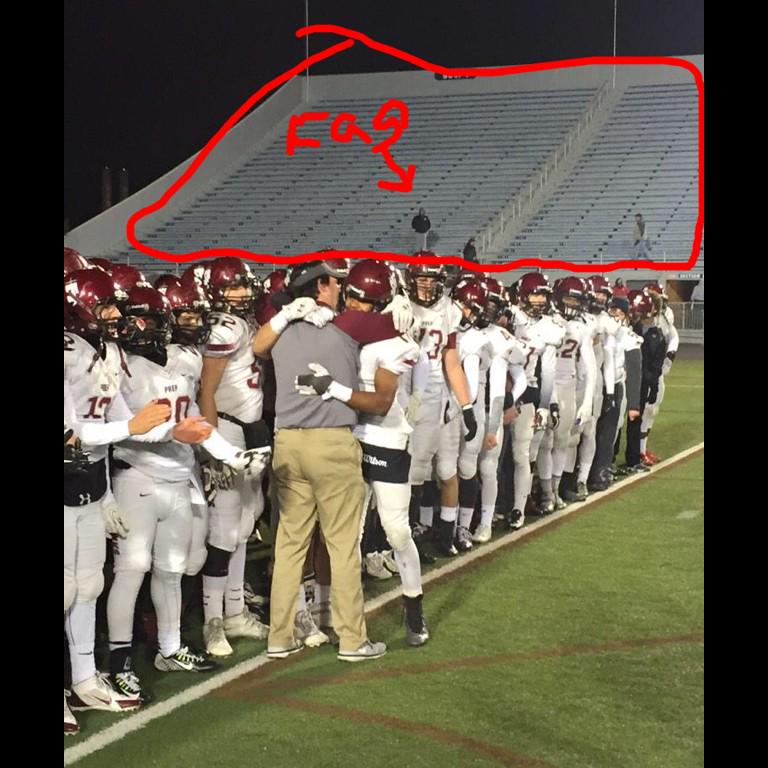 BrianCarn3y's tweet photo. The Saint Joe's Prep student section game is weak. MHS>SJP #FuckSJP @patrickmchale3 @k_tizzzle_21 @KellermanLogan http://t.co/4cMN97Ygqx