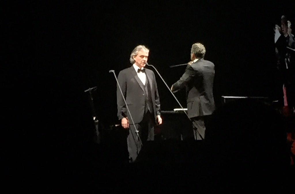 jeffteare's tweet image. Celebrating an early Christmas present with @AndreaBocelli in #Chicago #musicalperfection