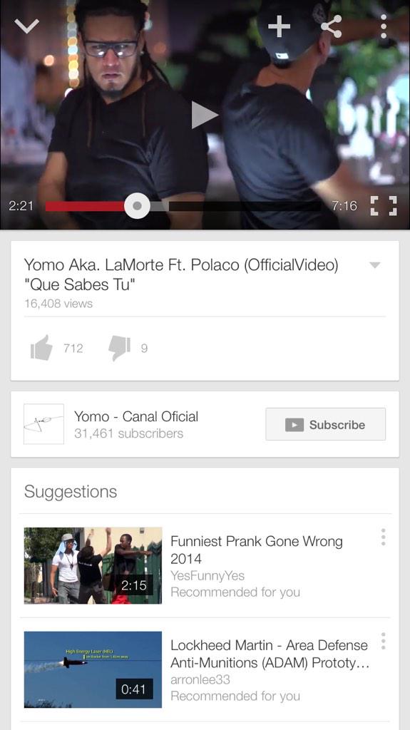 Que sabes tu el video dale pa youtube! <a href="/YomoMusic/">Yomo</a> <a href="/POLAKAN/">Polaco</a> <a href="/aglavoz/">INFO 787-324-6877</a> <a href="/superdoblex/">super doble a</a> <a href="/Nales/">Nales El Presidente</a>