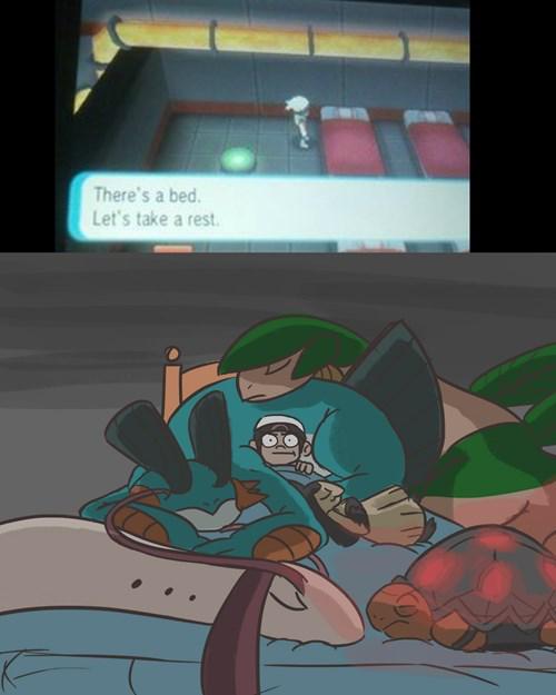 PokeTrends's tweet image. A good night's sleep.