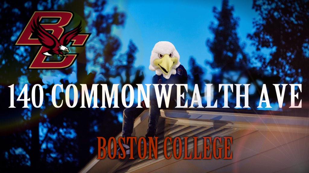 CoachWash56's tweet photo. "140 Commonwealth Ave" Chestnut Hill #WeareBC #GotWings http://t.co/GXyXMkJTnr