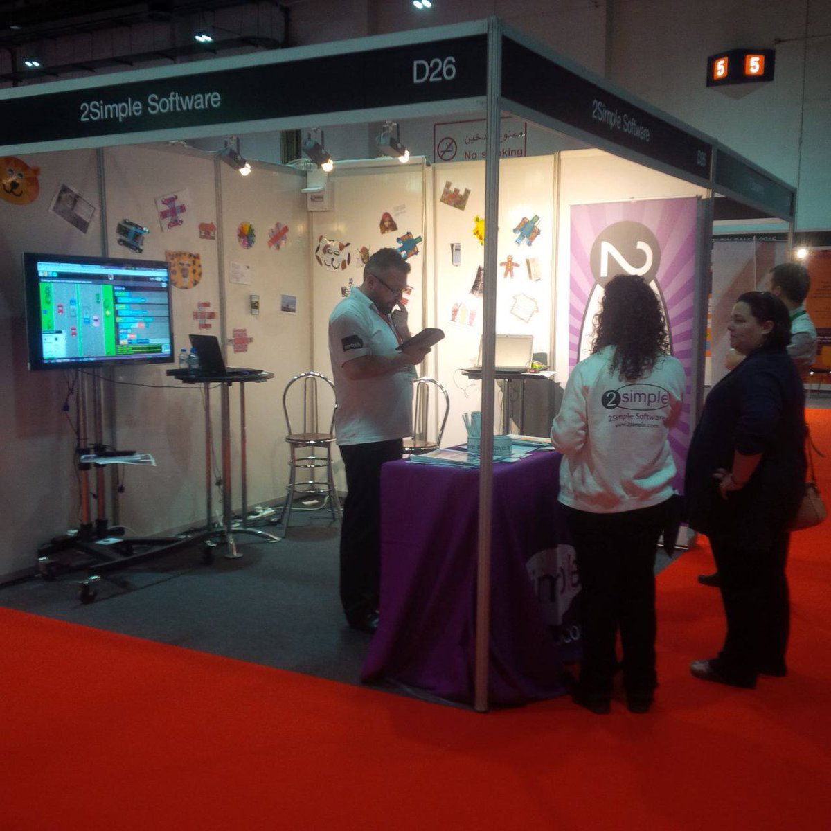 We have spent the last two days at the Digital Education Show Middle East with our partners 2simple software.