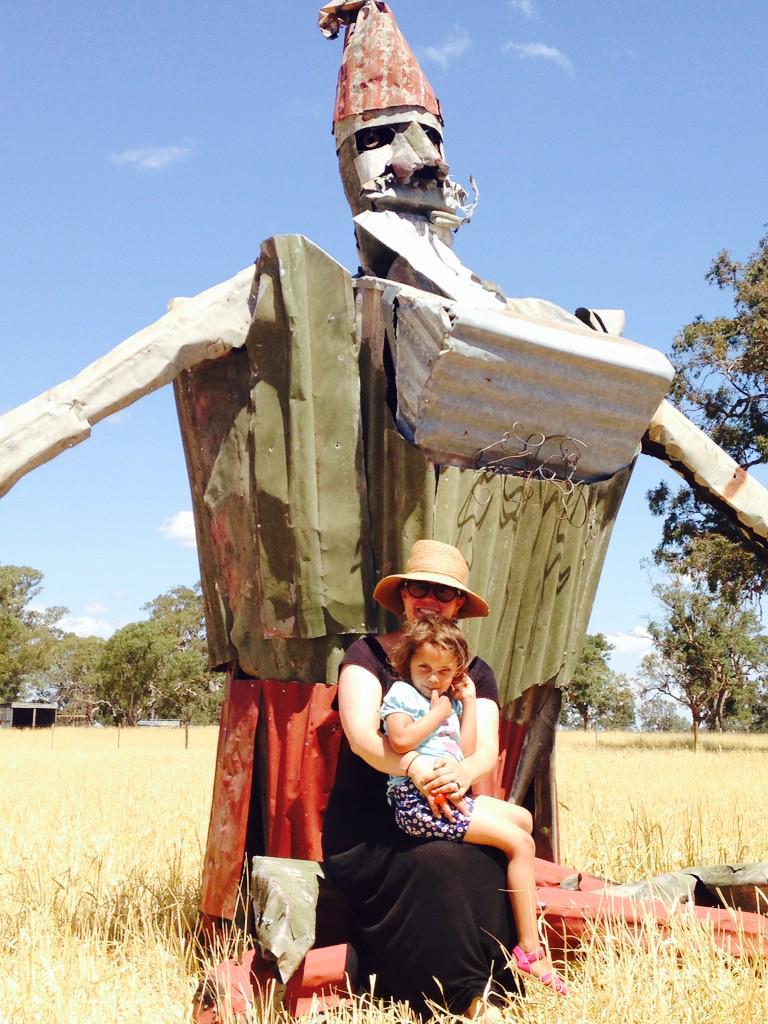 Bellwetherwine's tweet photo. #Coonawarra #stuffed #santa #recycled at Glen Roy made by @inlikeme http://t.co/bYYVisaa3Q