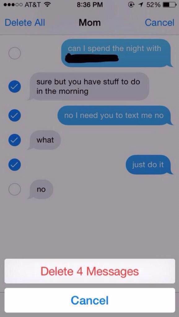FunnyTextings's tweet photo. "Sorry my mom said no" http://t.co/CVaWrfK3iy