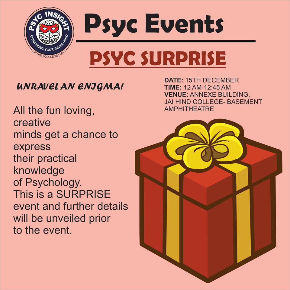 psycinsight's tweet photo. You can guess all you want, but you’ll never find out what our last event at #PsycInsight is! #Psychology http://t.co/yn1bV7Aopj