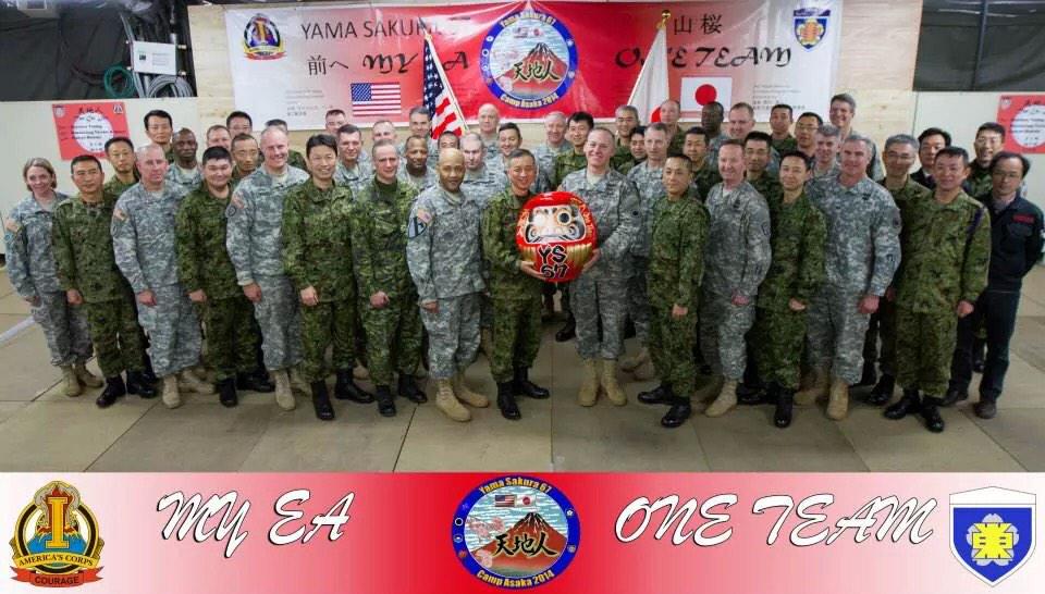 armedthoughts's tweet photo. Bilateral commanders &amp; primary staff after victory was declared in #YamaSakura 67. @RestAssuredPAO @I_Corps @USARPAC http://t.co/ECbdBFIVIm