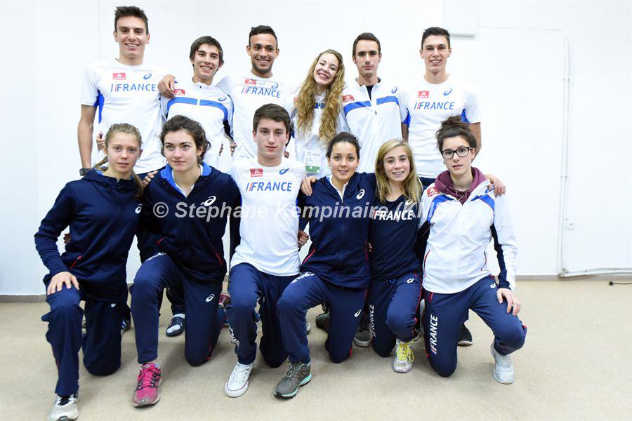 C'est parti la #teamfrance 🇫🇷🇫🇷🇫🇷 #Samokov2014 #EuropeanCrossCountry