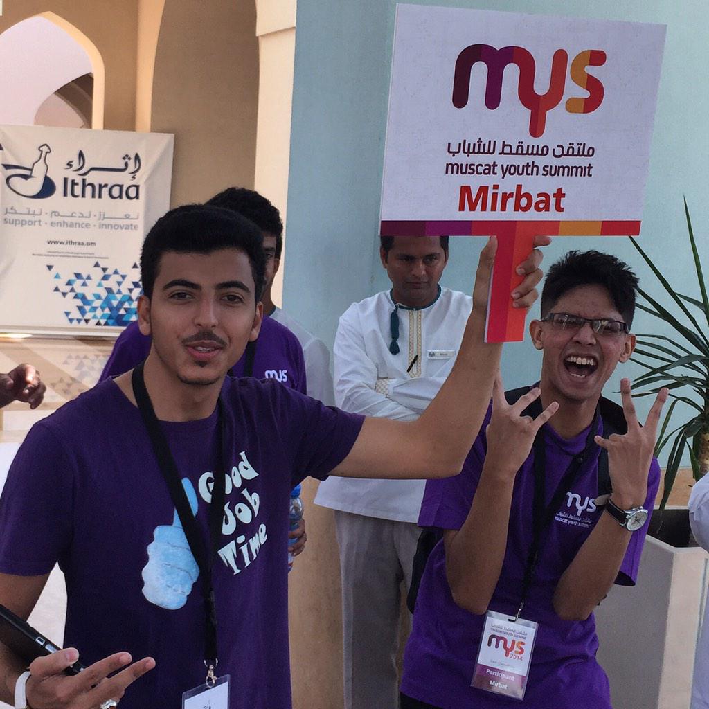 MctYouthSummit's tweet photo. #TeamMirbat have got good team spirit going #MYS14
#فريق_مرباط والروح الجماعي #ملتقى_مسقط_للشباب http://t.co/6kkMPnfxUY
