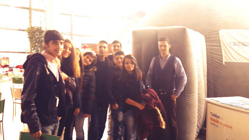Lise öğrencilerinin planetaryum merakı  #planetaryum #okyanuskolejleri #güneşli