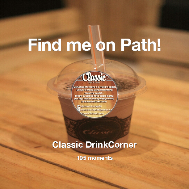 classiclounge88's tweet photo. I've shared 195 memories with my friends on #Path - see them now at http://t.co/AlahHd6OX5! #thepersonalnetwork http://t.co/wPgJsufspd