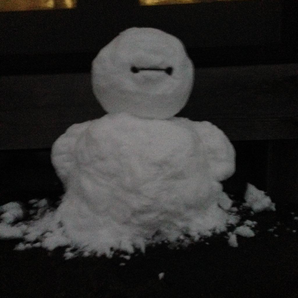 今年の雪だるまはベイマックスが流行しそう Togetter 今年の雪だるまはベイマックスが流行しそう Togetter