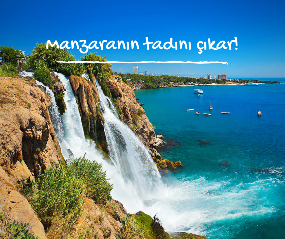 Bu Pazar hava çok güzel, harika Antalya manzarasının tadını çıkarın. #miotime