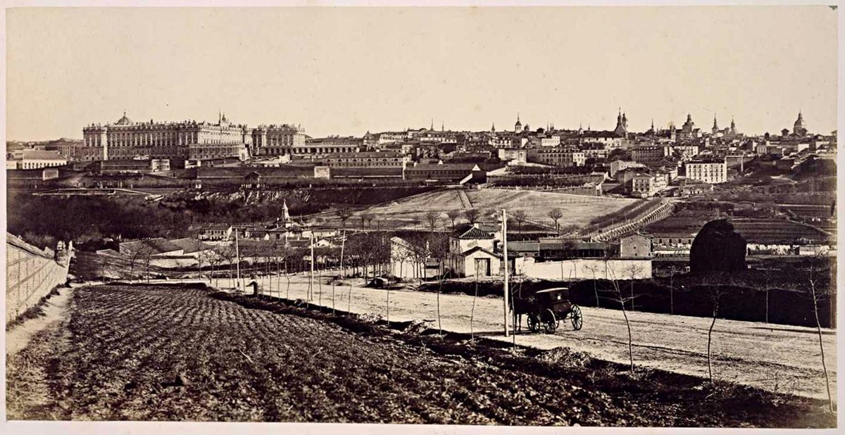 Pennypol's tweet photo. Panorama desde el Paseo de Extremadura. Charles #Clifford. 1860 CC @SecretosdeMadri @RetoHistorico @Ls_Madriles http://t.co/InCOMFhAEr