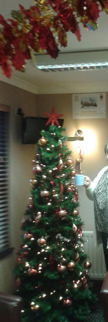 cannykay1's tweet photo. @ShorewoodParks  ya got the #percywood Christmas tree and the infamous #twittercup.
Merry Christmas. http://t.co/npxxSw20zA