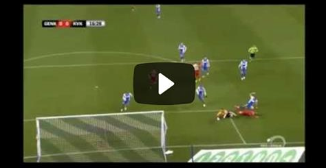 voetbalzonenl's tweet photo. Doelpunt? Néé! Corner! Bekijk de arbitraire flater bij RC Genk - KV Kortrijk op http://t.co/AdETdjMBz8 http://t.co/kKe7F4Bi89