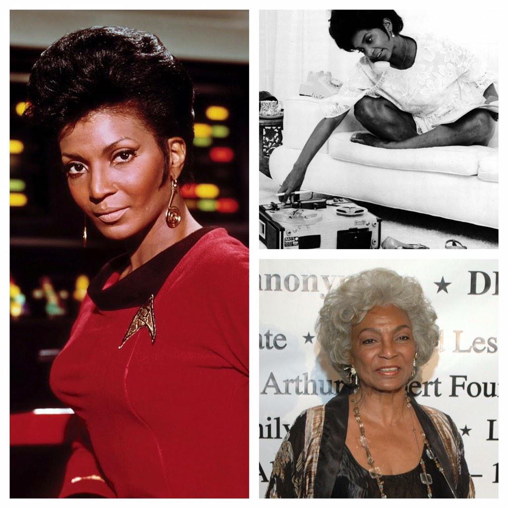 Happy Birthday to a Legend, Nichelle Nichols.    