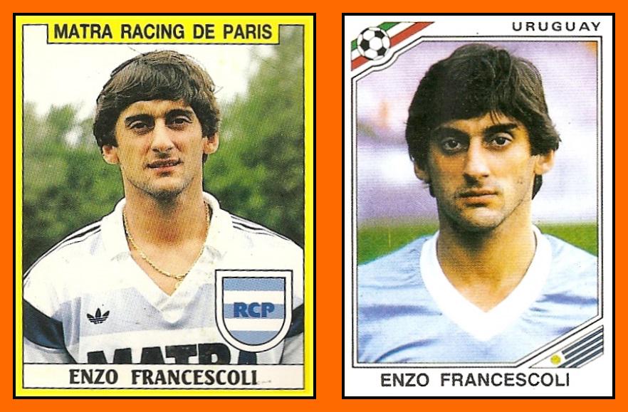 Autocollant Panini Enzo Francescoli – Matra Racing Paris – Saison 1988-1989 – N°159