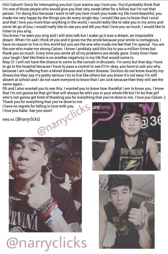griertwxki's tweet image. @Calum5SOS 
I know you don't have time but if 
you happen to read this
&amp;amp; follow me, it would mean a lot.
I love you♡