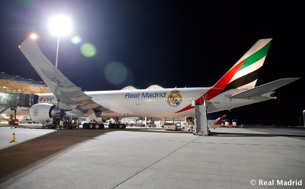 ChicaRealMadrid's tweet photo. Real Madrid Otw Dubai  http://t.co/YTlvEKhwoL "
[RM4Arab]#NA