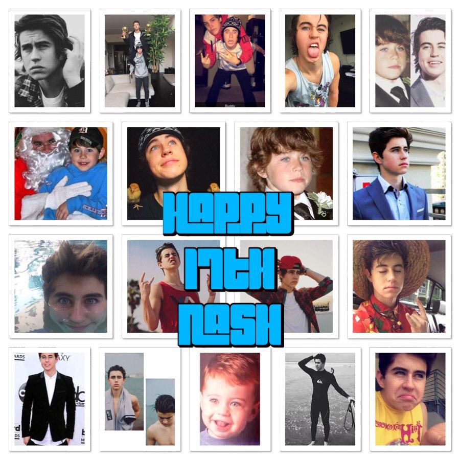 Happy 17th Birthday Hamilton Nash Grier!  Have an amazing day Babe!  Love you lots! 