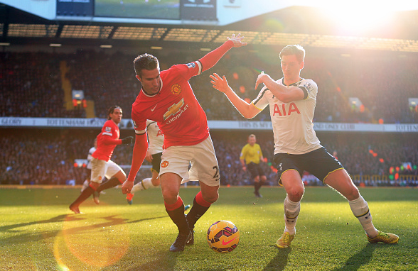 HotspurRelated's tweet photo. Tottenham Hotspur are only the third team in history to go five PL games against Manchester United unbeaten. #THFC http://t.co/gyFPxvfqSo