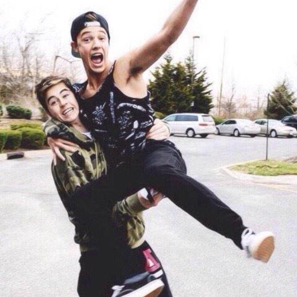 My favorite of you to dorks  happy birthday Hamilton Nash Grier   