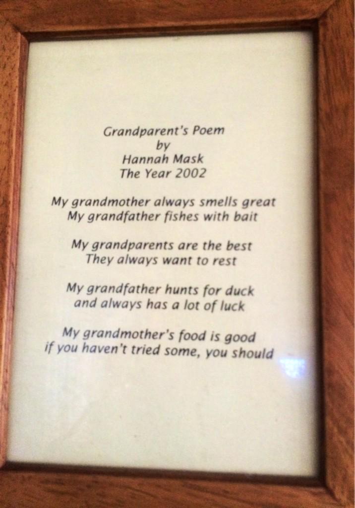 hannahmask's tweet photo. Can't really say I'm surprised this piece of art was framed and hung up. Lmk if looking for help w/ your poems http://t.co/LOZ250Prj1