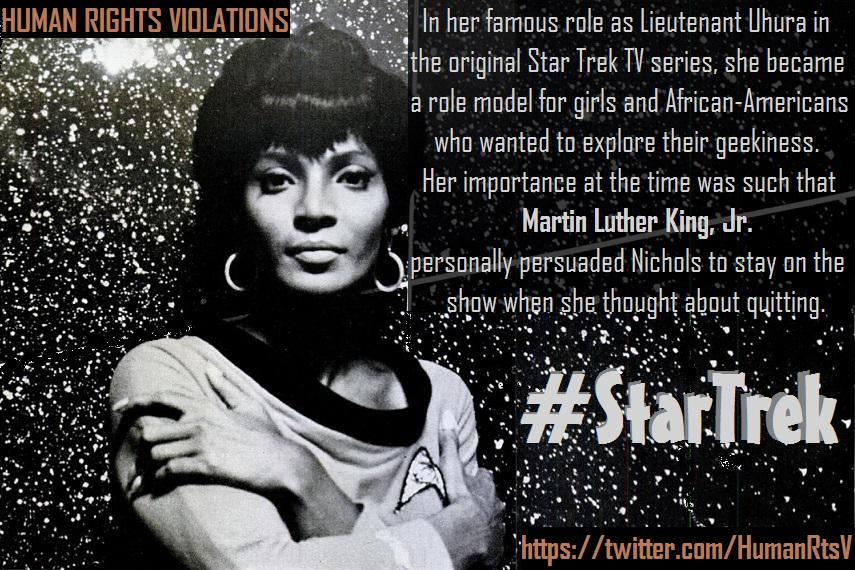  Nichelle Nichols! .    