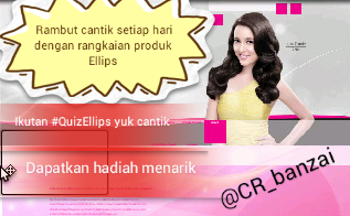 cr_rhrn's tweet photo. @RizckaP Hai, Follow @EllipsHaircare & ikutan #QuizEllips yuk cantik. Dapatkan hadiah menarik :) http://t.co/0kKVnYon6i