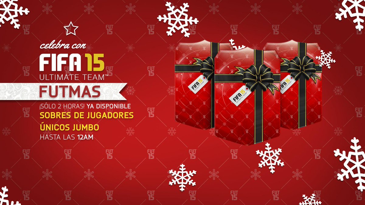 easportsfces's tweet photo. ¡Sólo durante 2 horas en #FUT! https://t.co/KJnvJKerss #FUTmas http://t.co/GXxYO5hm5M