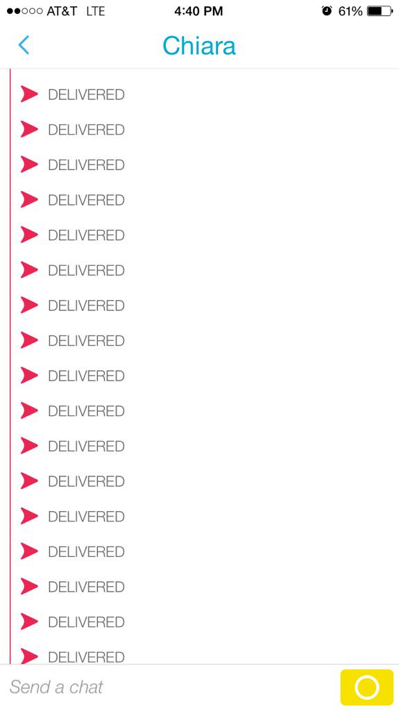 K8tGoody's tweet photo. When bae doesnt answer ur snaps... #keepsendin ๐ป๐ @chiaram1013 http://t.co/QMBNzrLjCU