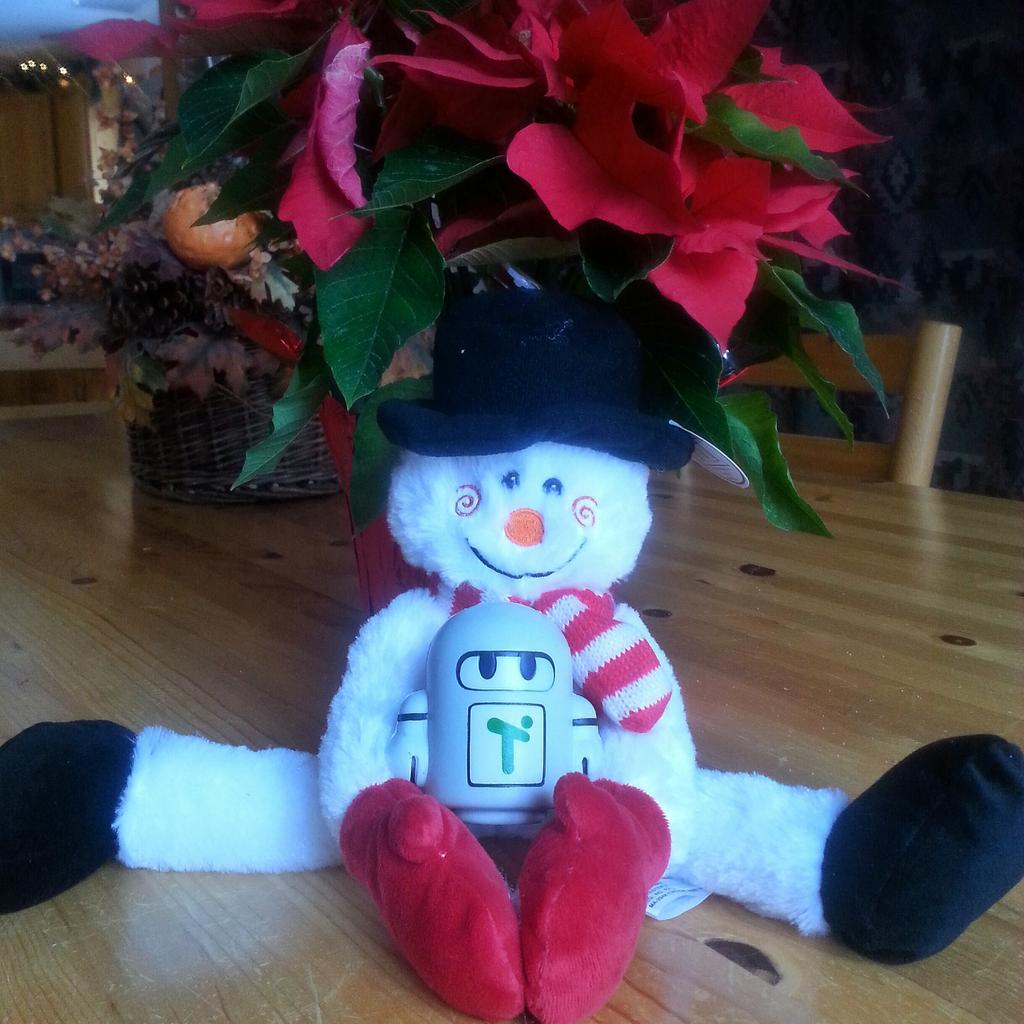 tiltify's tweet photo. Frosty has a name, but lil robot dude is still looking for one! HELP! #Tilty #Tbot #MrT #Squishy #Bob #NameOurRobot http://t.co/XPa4NAZvcC