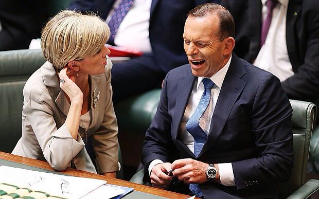 shane25873's tweet photo. 'No Julie, don't make me. I don't wanna win over women, they're icky, and you can get girl germs from them'!  #auspol http://t.co/oZAU8UPq8B