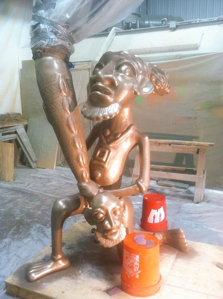 TheBaerwolf's tweet photo. Sneak peak of the week. #kalahari #3dart #sculpture http://t.co/iUWpGN9xZG