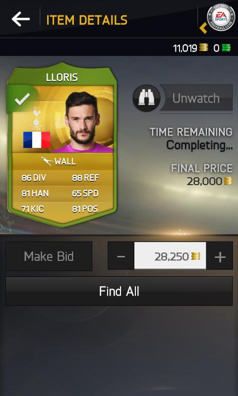 jack13levy's tweet photo. @EASPORTSFIFA I won this player yesterday and it still says completing http://t.co/hSa1rtTTTm