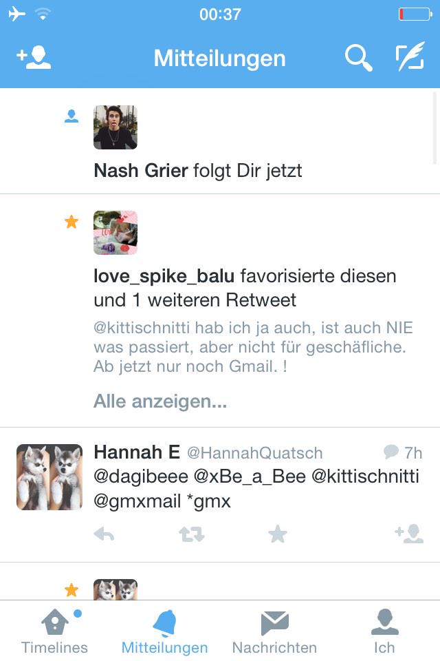  why this \ Nash Grier followed you\ can\t be real ? Happy early birthday bæ 