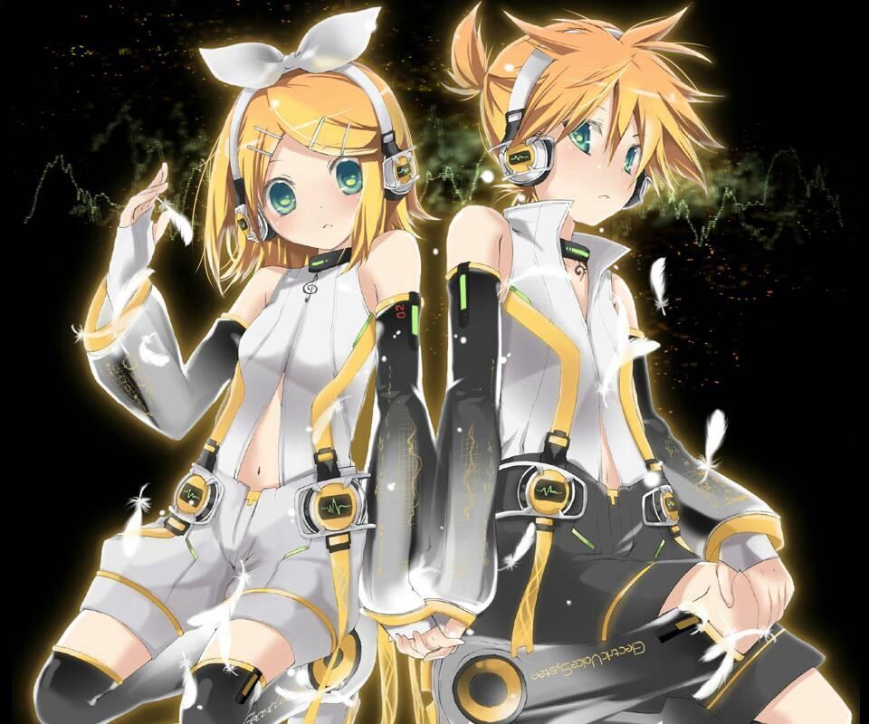 Kagamine twins super monkey ball. Кагамине Рин и лен.