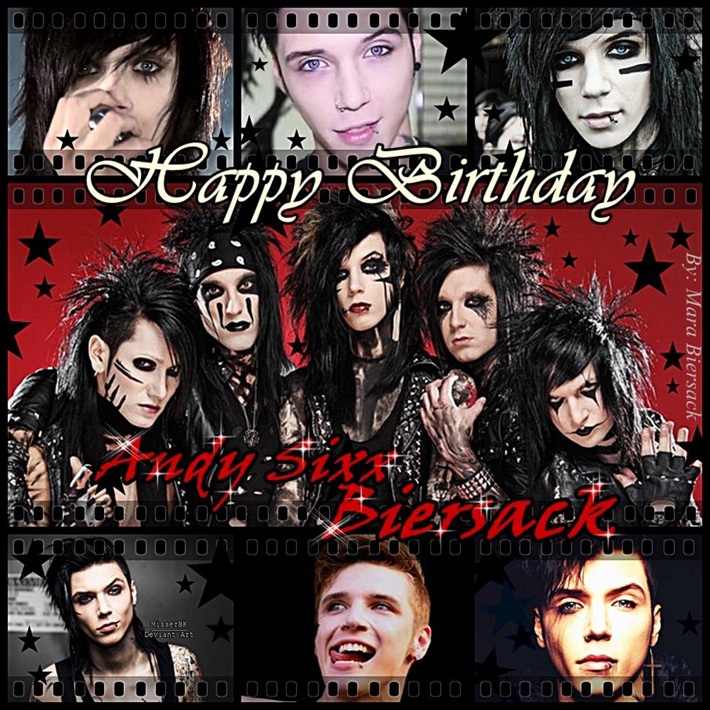  We of the BVB Army, we wish you a happy birthday!! Much peace and love to you Andy Biersack!! I LOVE U     