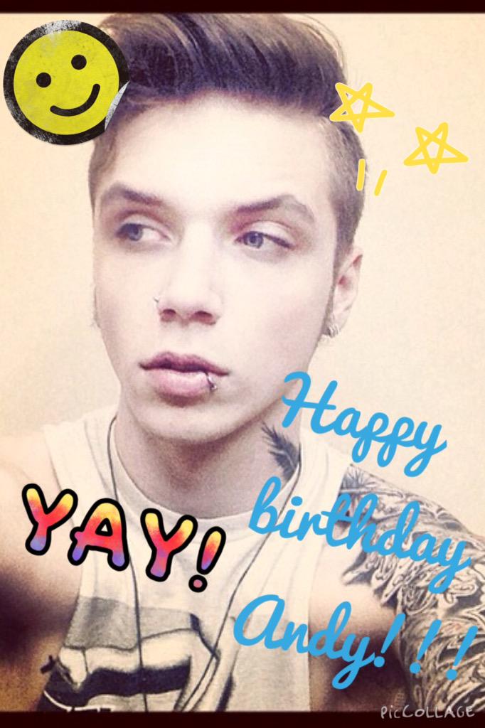 Happy birthday Andy Biersack! 