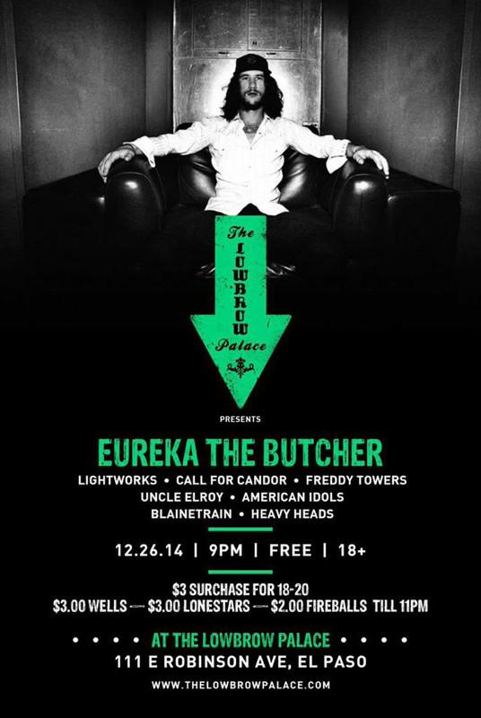zechsband's tweet photo. @Eurekabutcher tonight in El Paso. Show your love. http://t.co/Ffq8ON2hp8
