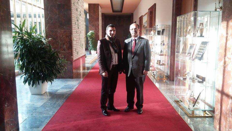 TBMM Baskanlığı özel kalem müdürü değerli Abimiz Mücahit Durmuşoğlu TBMM makamında ziyaret ettik..