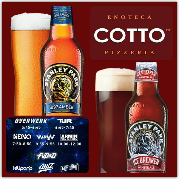 CottoEnoteca's tweet image. Here's today's @ContactFest lineup.  
Get your dance on with @StanleyParkBrew, $5 Fridays! 
#contact2014 #vancity