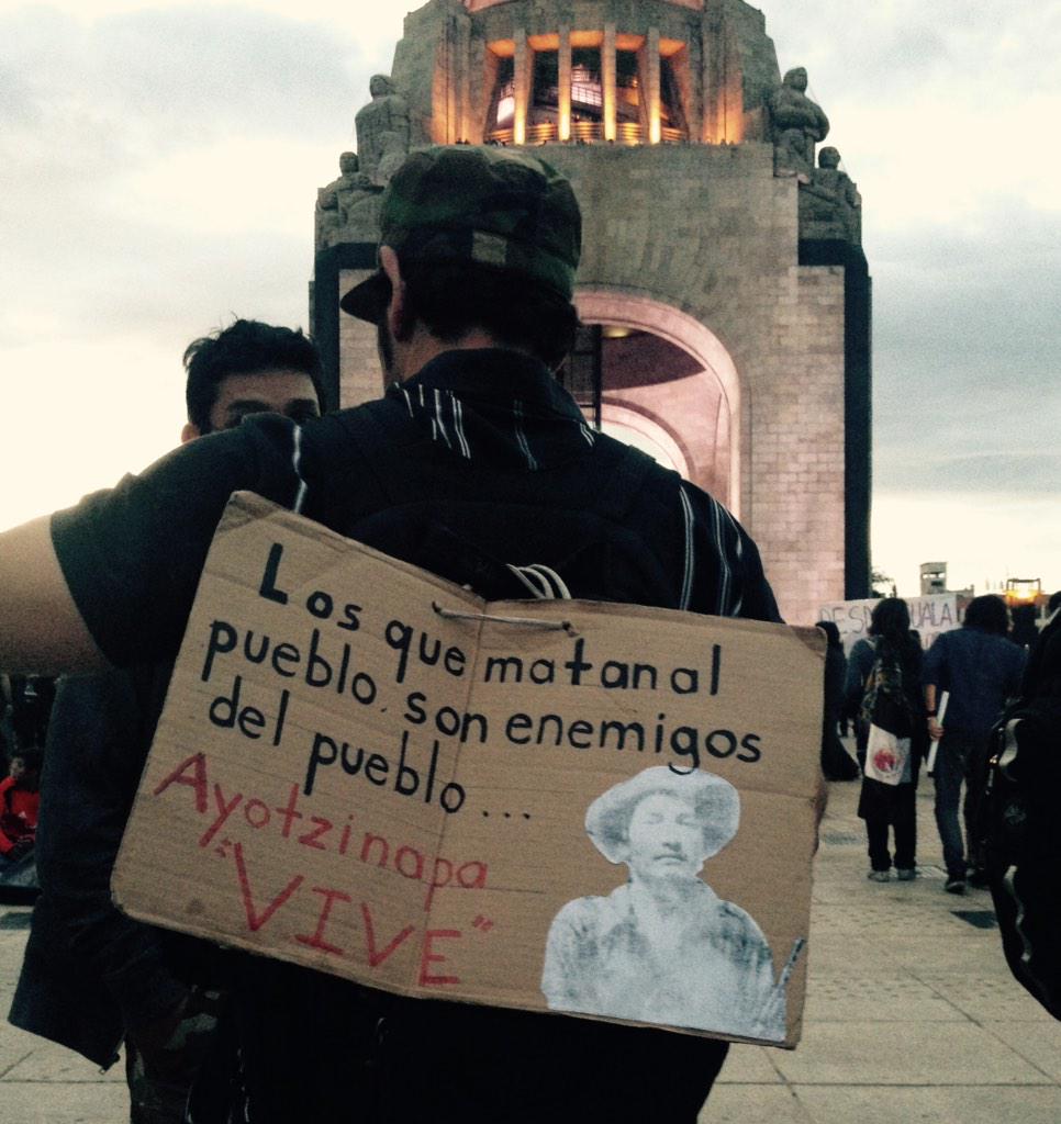 "Es una noche que ha durado tres meses": <a href="/Omarel44/">Manuel Vázquez Arellano</a> #26DICMX #AccionGlobalporAyotzinapa #YaMeCanse13