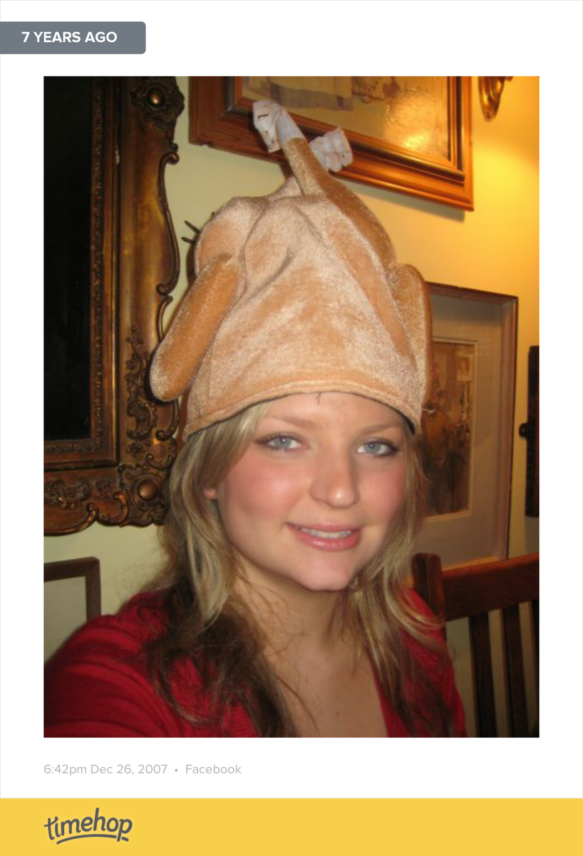 Lolly37's tweet image. Merry Christmas ya filthy animals! #TurkeyHead timehop.com/c/fup:55524799…